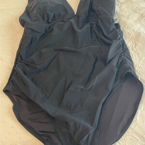 Old Navy Black One-Piece Swimsuit - Size XL - NWT